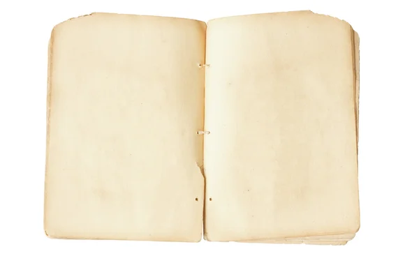 Open blank ancient book — Stock Photo, Image