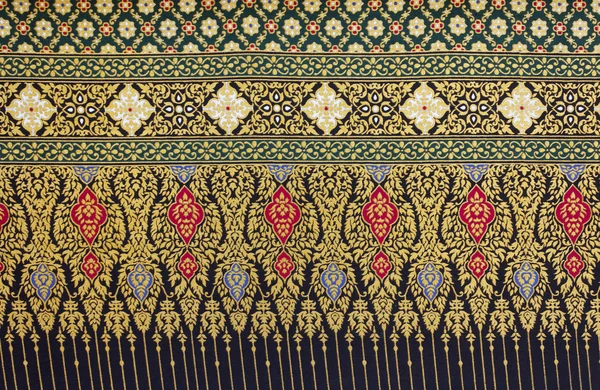 Background patterns of Thai fabric cotton — Stock Photo, Image