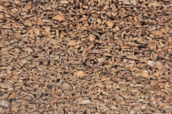 Grumes de bois de chauffage coupé — Photo