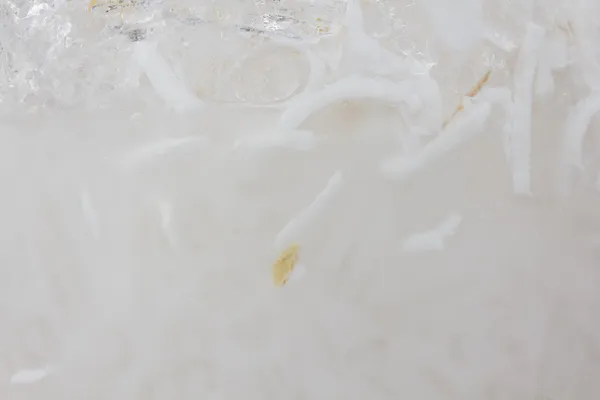Background of iced young coconut juice — Stock Photo, Image