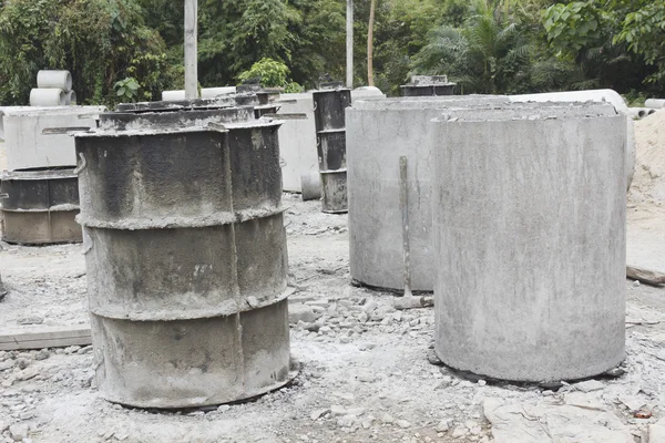 Rury cementowe — Zdjęcie stockowe