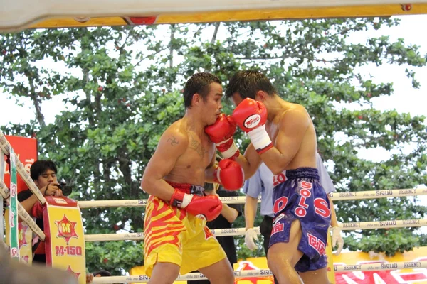 Luta boxe — Fotografia de Stock