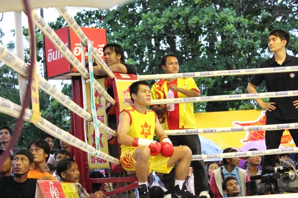 Luta boxe — Fotografia de Stock