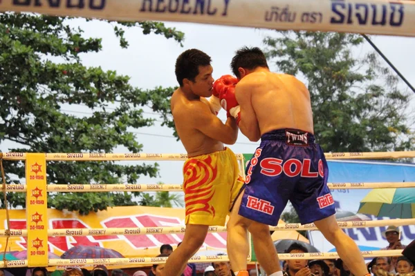 Luta boxe — Fotografia de Stock