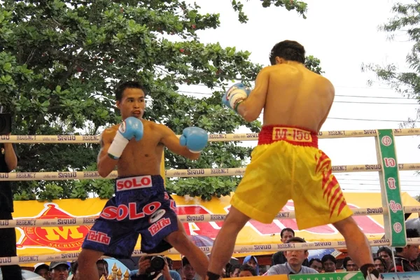 Lucha por PABA Super Flyweight Champion —  Fotos de Stock