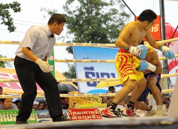 Lucha por PABA Super Flyweight Champion —  Fotos de Stock