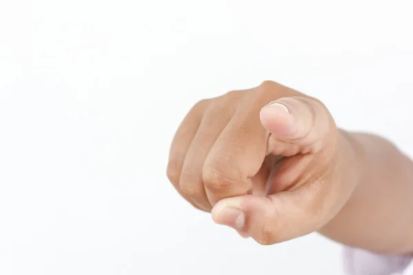 Finger pointing — Stock Photo, Image