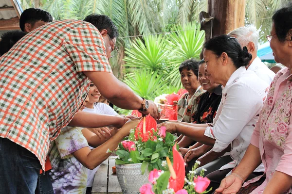 Songkran festival — Stockfoto