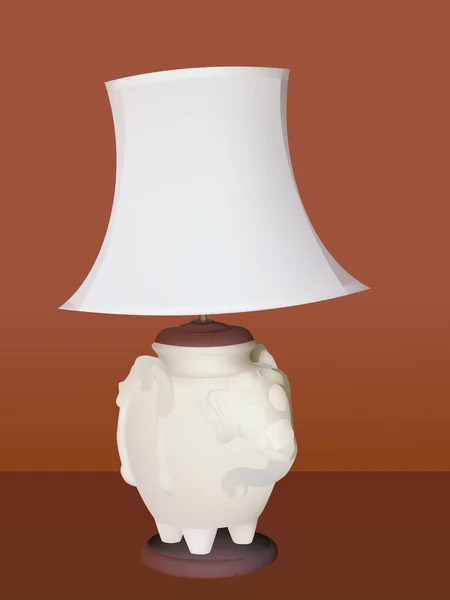 Desk Lamp — Stock Vector