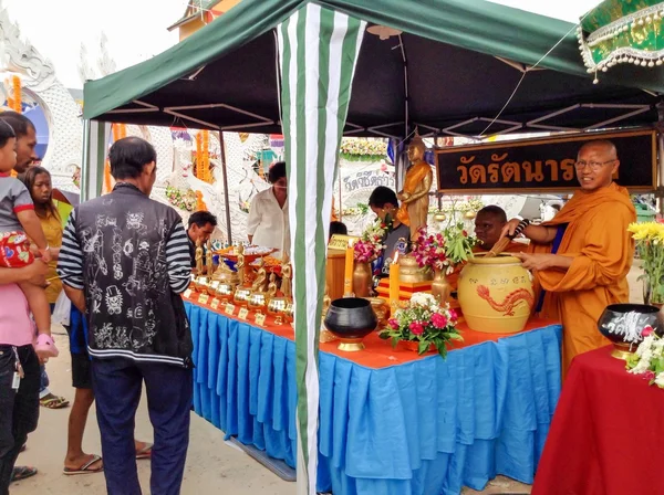 Chak pra festival, chaiya, surat thani, Tayland — Stok fotoğraf