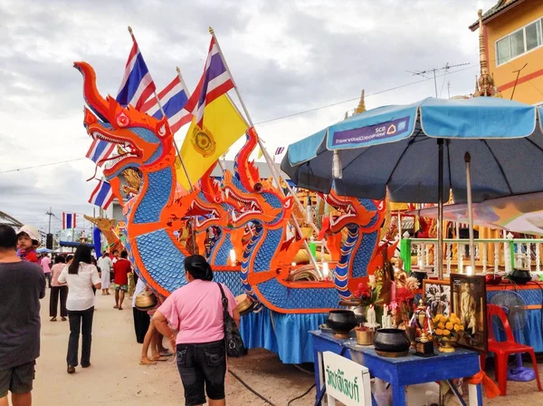 Chak pra festivalu, Chaiyi, surat thani, Thajsko — Stock fotografie