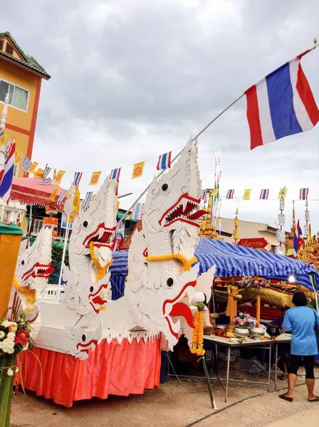 Chak pra фестивалю, chaiya, Сурат Тані, Таїланд — стокове фото