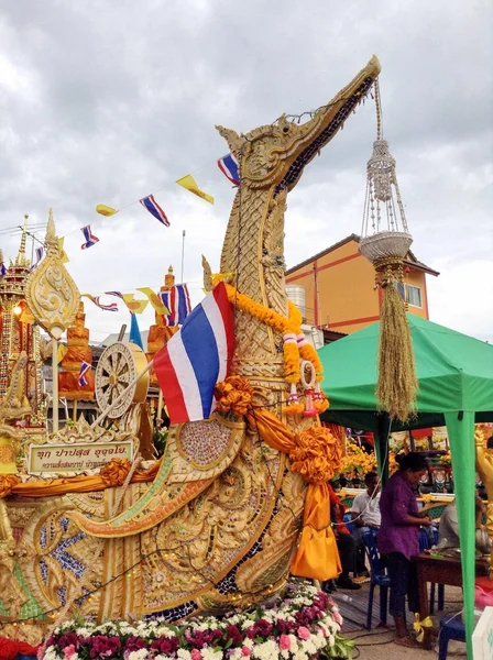 Chak Pra Festival, Chaiya, Surat Thani, Thaimaa — kuvapankkivalokuva