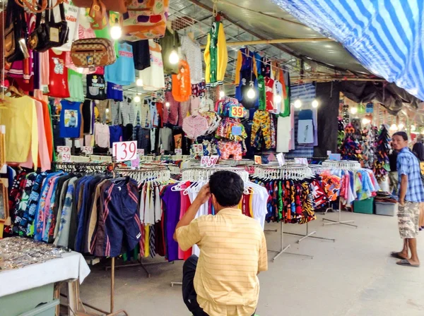 Mercato di strada, Thailandia — Foto Stock