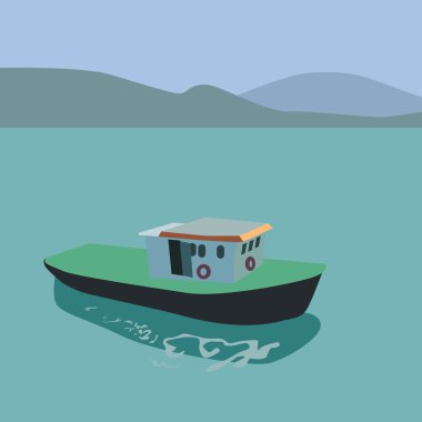 deniz üzerinde tekne
