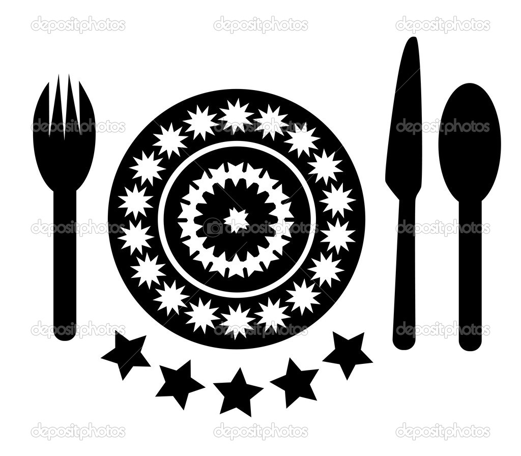 Plate With Cutlery