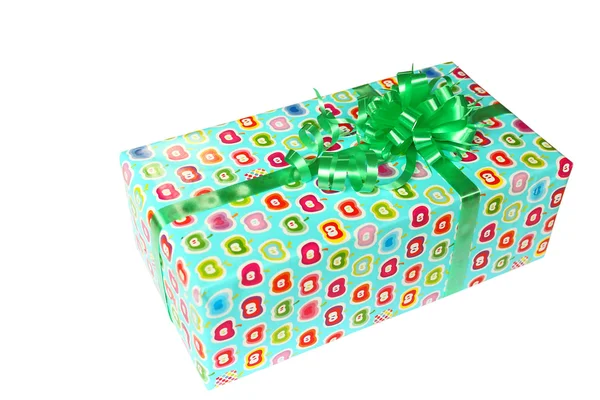 Gift with ribbon — Stock Photo, Image