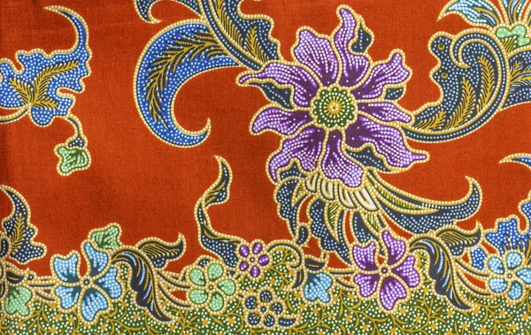 Texture of thai fabric — Stock Photo, Image