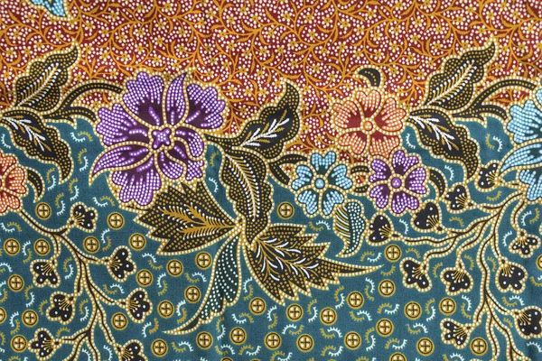 Texture of thai fabric — Stock Photo, Image