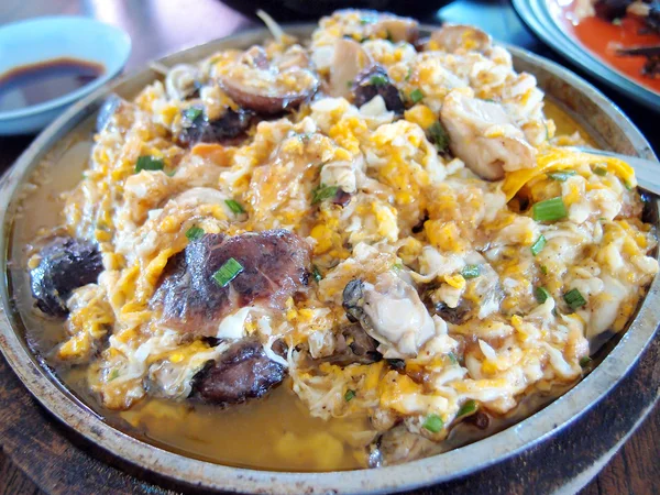 Omelette aux huîtres — Photo