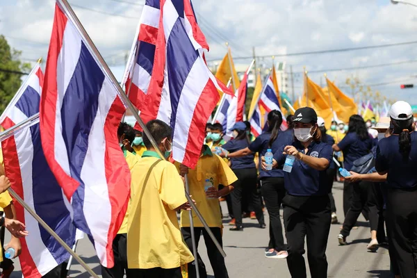 Phatthalung Thailand July 2022 Phatthalung City Run Celebrate Auspicious Lights — Stockfoto