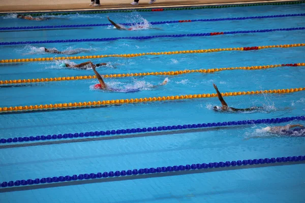 Thailand National Youth Swimming Competition 2022 — Fotografia de Stock