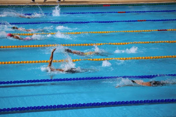 Thailand National Youth Swimming Competition 2022 — Stockfoto