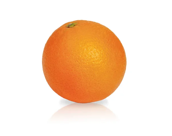 Zralé Chutné Oranžová Izolovaných Bílém Pozadí — Stock fotografie