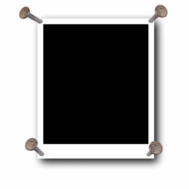 Fotoğraf metal çivi izole üzerinde beyaz arka plan