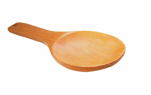 Wooden spoon isolated on white background — Stock Photo, Image