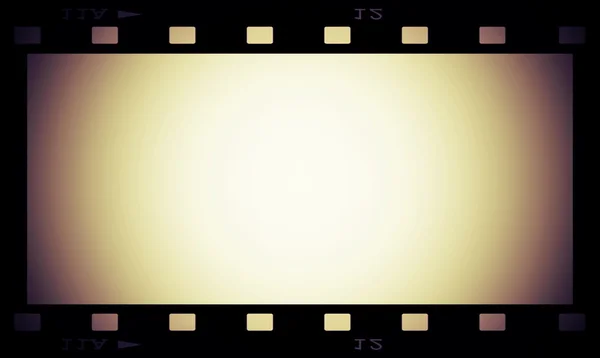Retro leerer Filmstreifenrahmen isoliert auf weiß — Stockfoto