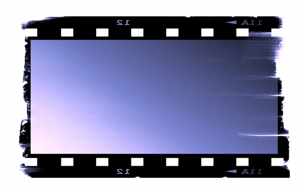 Старий пусті кіноплівки ізольовані на білому — стокове фото