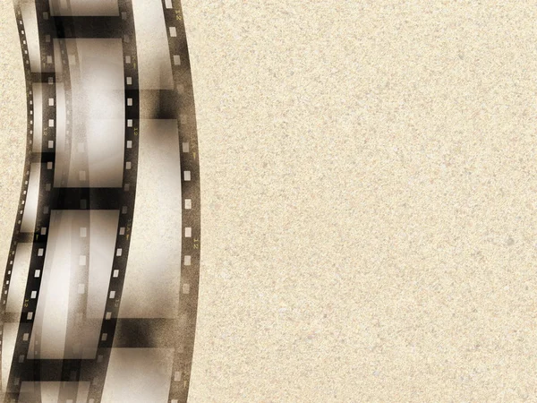 Sepia film roll background — Stock Photo, Image