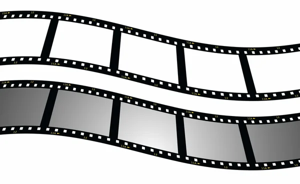 Set blank film strip background — Stock Photo, Image