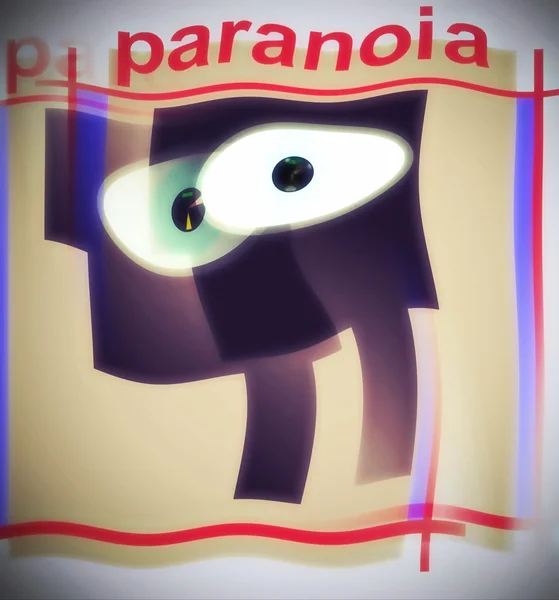 Sfondo paranoia — Foto Stock