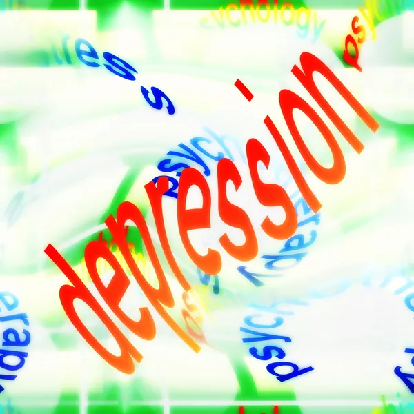 Depresszió koncepció — Stock Fotó