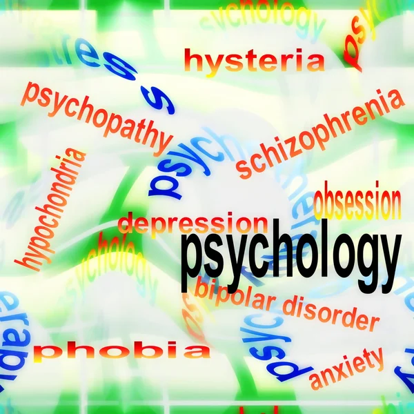 Concept psychology background — Stock Photo, Image