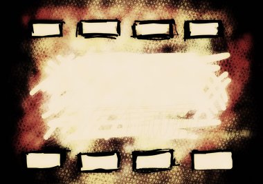 eski film şeridi arka plan, doku el çekilmiş