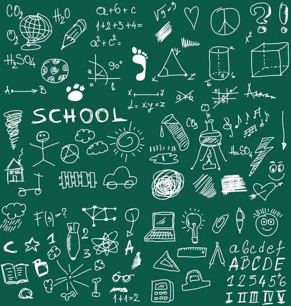 Textura de Doodle escolar —  Fotos de Stock