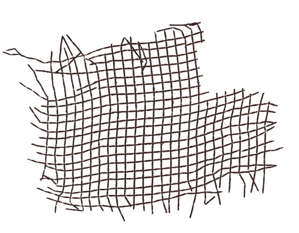 Старый ржавый железный провод сетки изолированы белый фон — стоковое фото