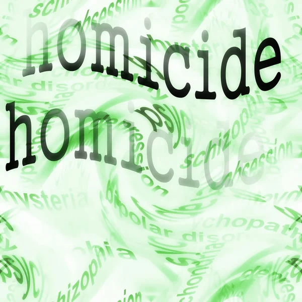 Concept homicide contexte — Photo