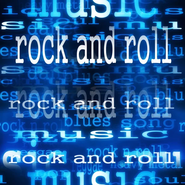 Concepto Rock and roll word fondos y textura —  Fotos de Stock