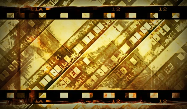 Old grunge film strip frame background — Stock Photo, Image