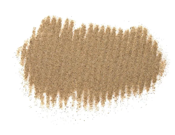 Набір купа пустелі пісок ізольований на білому фоні — стокове фото