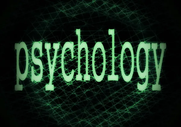 Concept of psychology background — Stock Photo, Image