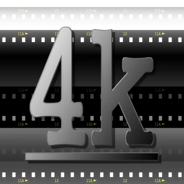 4K TV high resolution — Stock Photo, Image
