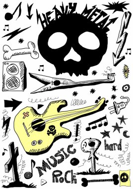 Doodle müzik, ağır metal
