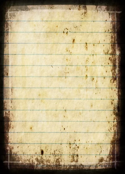 老 grunge 空白纸张背景 — 图库照片
