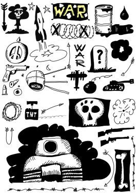 Doodle set savaş