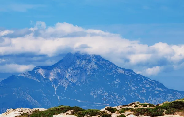 Berg athos, chalkidiki, Griechenland — Stockfoto